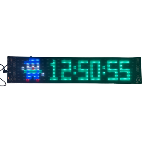 Display LED Matrix Flexibil Programabil 12 x 59.5 cm, USB 5V, IP65, Control aplicatie Android/iOS si telecomanda [14]