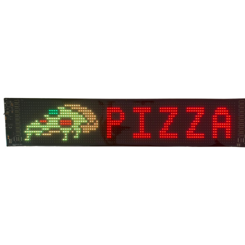 Display LED Matrix Flexibil Programabil 12 x 59.5 cm, USB 5V, IP65, Control aplicatie Android/iOS si telecomanda [16]