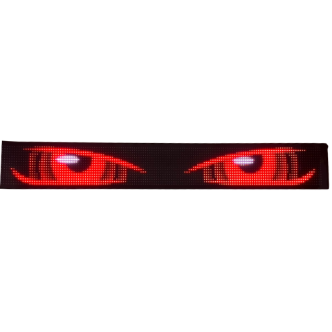 Display LED Matrix Flexibil Programabil 19.2 × 133 cm, USB 5V, IP65, Control aplicatie Android/iOS si Telecomanda [12]