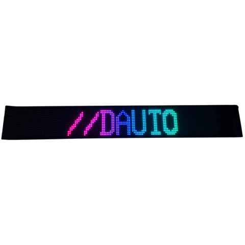 Display LED Matrix Flexibil Programabil 19.2 × 133 cm, USB 5V, IP65, Control aplicatie Android/iOS si Telecomanda [17]