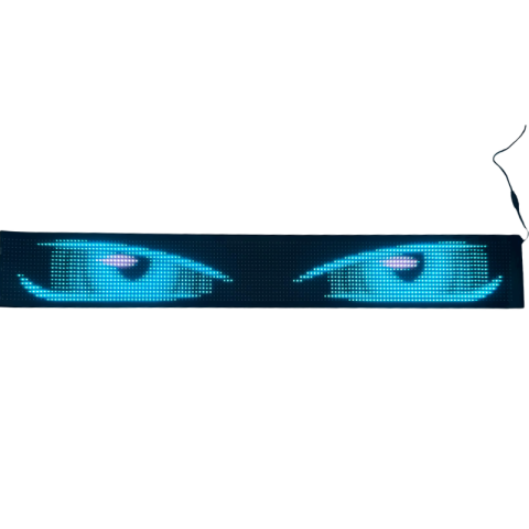 Display LED Matrix Flexibil Programabil 19.2 × 133 cm, USB 5V, IP65, Control aplicatie Android/iOS si Telecomanda [7]