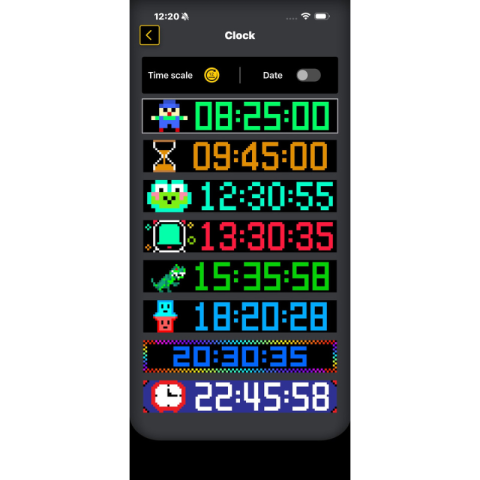 Display LED Matrix Flexibil Programabil 19.2 × 133 cm, USB 5V, IP65, Control aplicatie Android/iOS si Telecomanda [30]