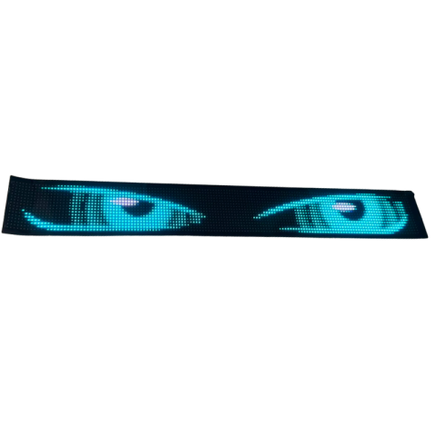 Display LED Matrix Flexibil Programabil 19.2 × 133 cm, USB 5V, IP65, Control aplicatie Android/iOS si Telecomanda [6]