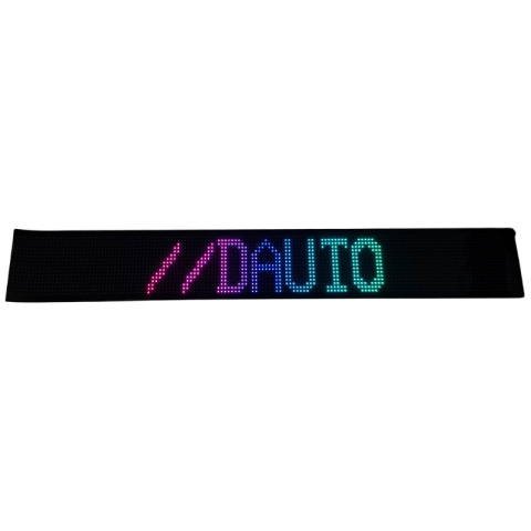 Display LED Matrix Flexibil Programabil 19.2 × 133 cm, USB 5V, IP65, Control aplicatie Android/iOS si Telecomanda [16]