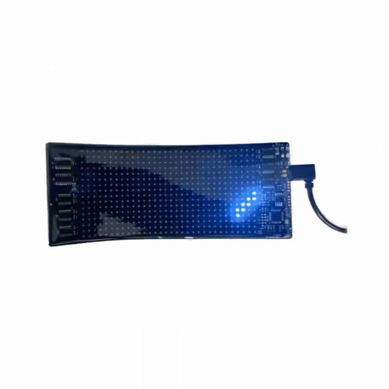 Display LED Matrix Flexibil Programabil 7 x 17.3 cm, USB 5V, IP65, Control aplicatie Android/iOS si Telecomanda [2]