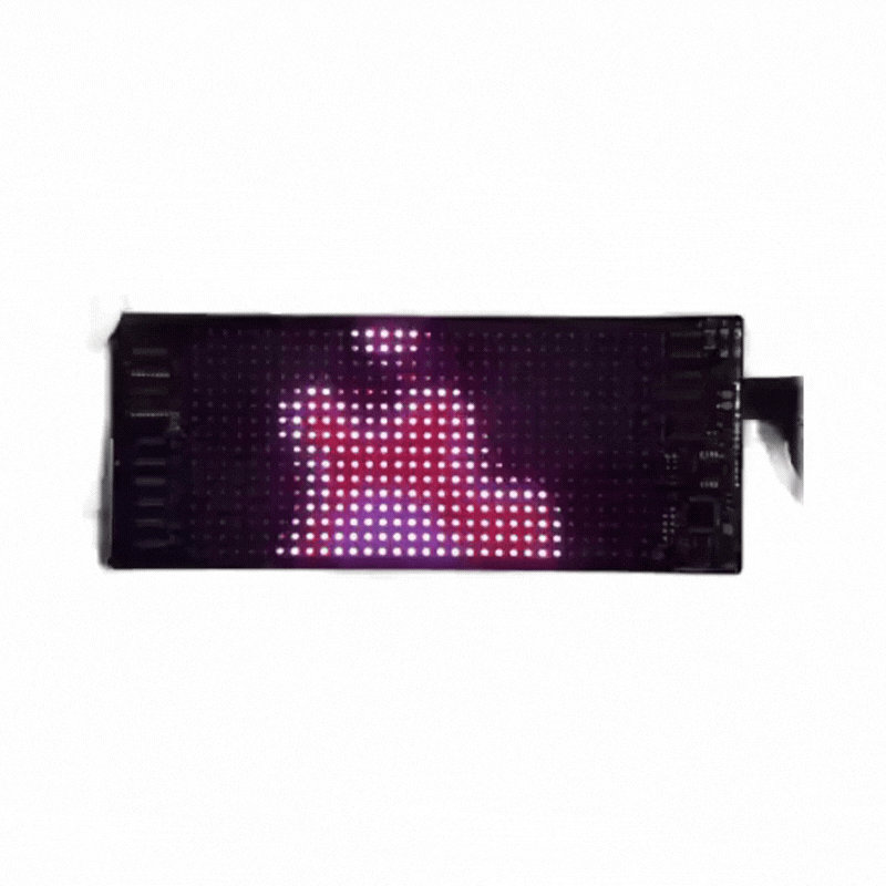 Display LED Matrix Flexibil Programabil 7 x 17.3 cm, USB 5V, IP65, Control aplicatie Android/iOS si Telecomanda [4]