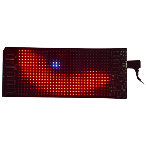 Display LED Matrix Flexibil Programabil 7 x 17.3 cm, USB 5V, IP65, Control aplicatie Android/iOS si Telecomanda [8]