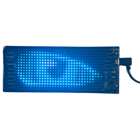 Display LED Matrix Flexibil Programabil 7 x 17.3 cm, USB 5V, IP65, Control aplicatie Android/iOS si Telecomanda [9]