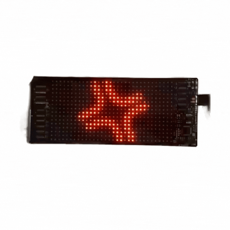 Display LED Matrix Flexibil Programabil 7 x 17.3 cm, USB 5V, IP65, Control aplicatie Android/iOS si Telecomanda [5]