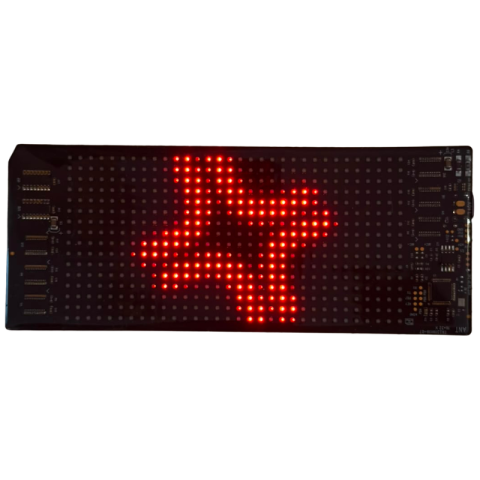 Display LED Matrix Flexibil Programabil 7 x 17.3 cm, USB 5V, IP65, Control aplicatie Android/iOS si Telecomanda [11]