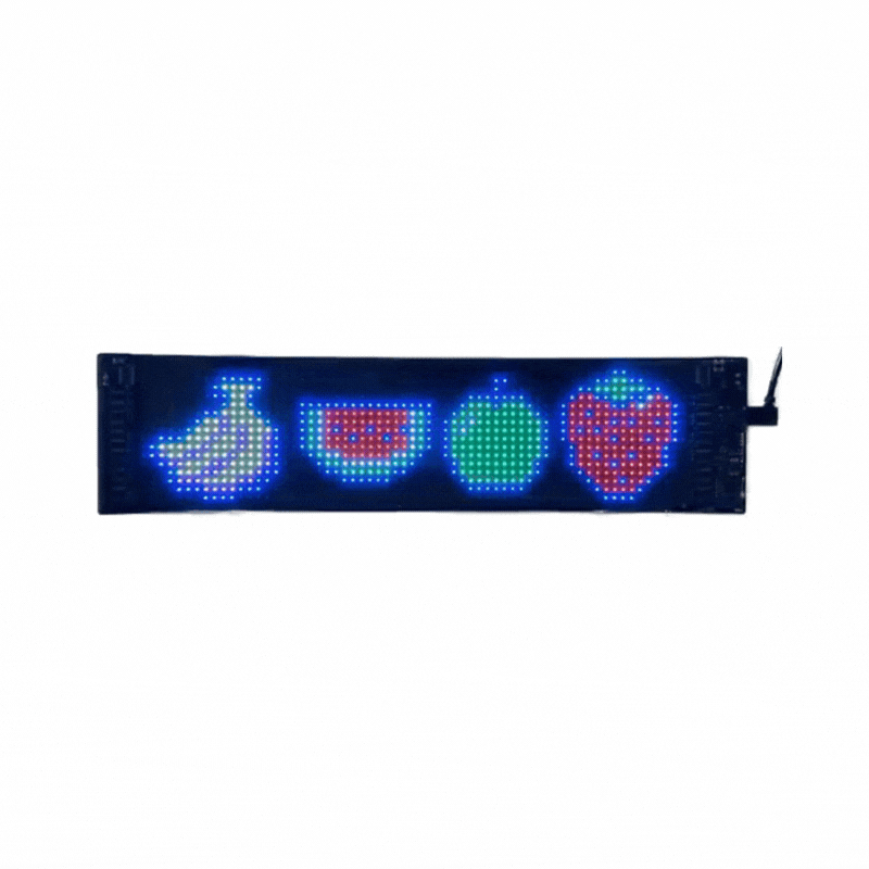 Display LED Matrix Flexibil Programabil 9.3 x 37.4 cm, USB 5V, IP65, Control aplicatie Android/iOS si telecomanda [10]