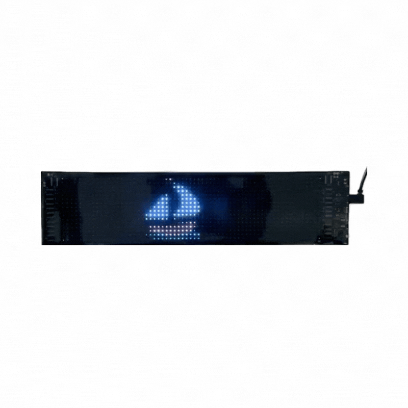 Display LED Matrix Flexibil Programabil 9.3 x 37.4 cm, USB 5V, IP65, Control aplicatie Android/iOS si telecomanda [8]