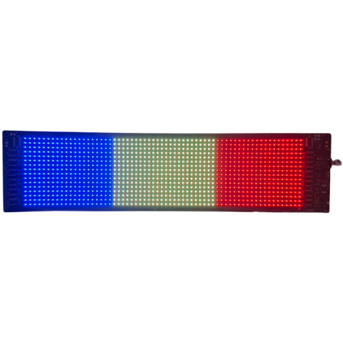 Display LED Matrix Flexibil Programabil 9.3 x 37.4 cm, USB 5V, IP65, Control aplicatie Android/iOS si telecomanda [9]