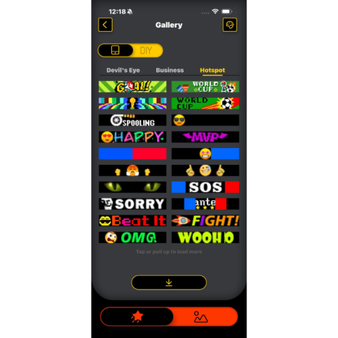 Display LED Matrix Flexibil Programabil 9.3 x 37.4 cm, USB 5V, IP65, Control aplicatie Android/iOS si telecomanda [19]