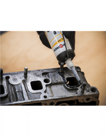 Etansant siliconic pentru motoare si carcase RTV, Negru, rezistent la temperatura, Forch, 200ml - Foerch 6486 4563, baie ulei [1]