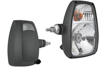 Far tractor, utilaje agricole, cu semnalizare RGV1B conector Deutsch [4]