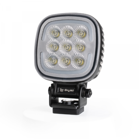 Far LED de Lucru, 6500K, 45W, 5000 lm, 12-48V, IP67/IP69K, Lumina de Pozitie Alba/Portocalie/Rosie [7]