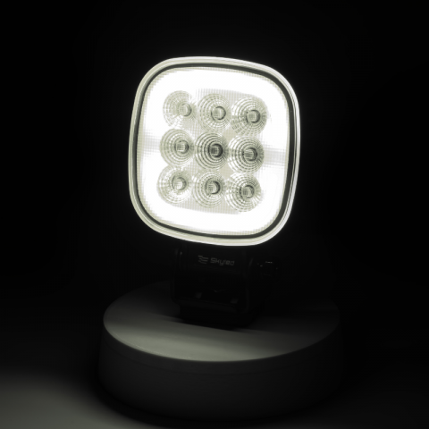Far LED de Lucru, 6500K, 45W, 5000 lm, 12-48V, IP67/IP69K, Lumina de Pozitie Alba/Portocalie/Rosie [5]