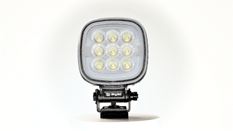 Far LED de Lucru, 6500K, 45W, 5000 lm, 12-48V, IP67/IP69K, Lumina de Pozitie Alba/Portocalie/Rosie