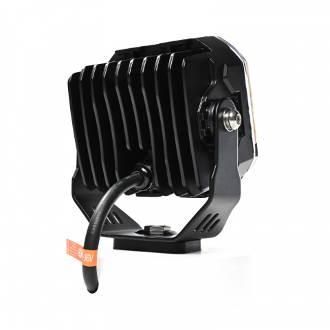 Far LED de Lucru, 5700K, 80W, 4200 lm, 10-48V, IP67/IP69K, Lumina de Pozitie Alba/Portocalie/Rosie [12]