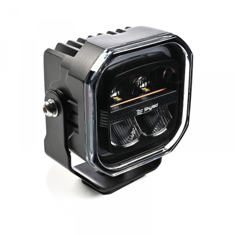 Far LED de Lucru, 5700K, 80W, 4200 lm, 10-48V, IP67/IP69K, Lumina de Pozitie Alba/Portocalie/Rosie [9]