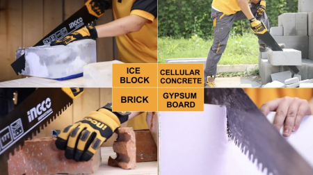 Fierastrau 600mm, pentru zidarie, BCA, caramida, 17 dinti [4]