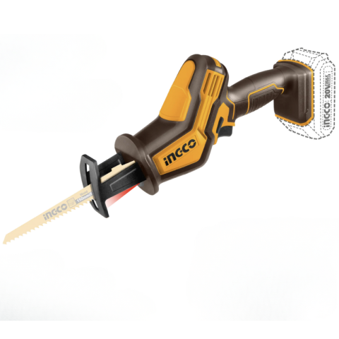 Motofierastraie, fierastraie si debitoare metal - Fierastrau Sabie Acumulator 20V, Taiere Lemn 65mm, Metal 8mm, fara Baterie