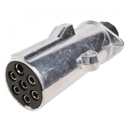Fisa, stecher din aluminiu cu 7 pini, tip N, 12V - Truck LED E1266-A