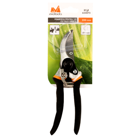 Foarfeca vie falci drepte, 200mm, otel carbon reglaj forta [1]