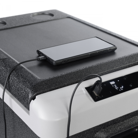 Frigider auto portabil 50L, compresor, 12/24/230V, Bluetooth [5]