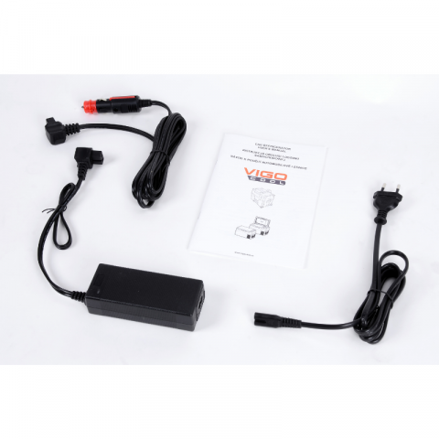 Frigider auto portabil VigoCool 35L, compresor, 12/24/230V, Bluetooth, cu doua compartimente [9]