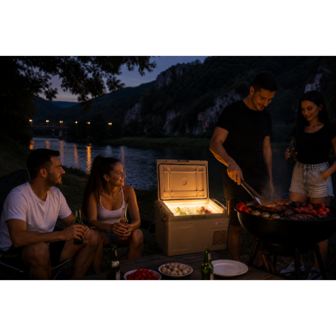 Frigider Portabil cu Compresor 30L, 12/24/230V, Control Bluetooth, Congelare -20°C pana la +20°C [23]
