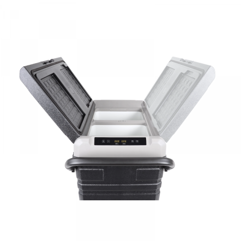 Frigider portabil dublu cu compresor Vigo Cool 35L 12/24/230V cu roti si maner si aplicatie Bluetooth [1]