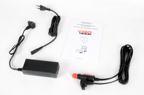 Frigider portabil dublu cu compresor Vigo Cool 35L 12/24/230V cu roti si maner si aplicatie Bluetooth [9]