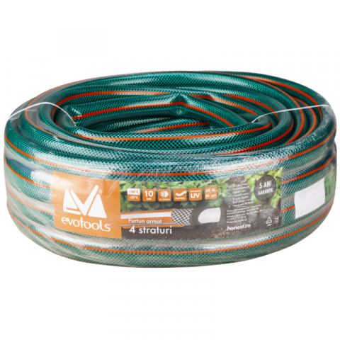 Furtun irigatii 1 inch , furtun rezistent 50m, furtun PVC 4 straturi, furtun flexibil UV