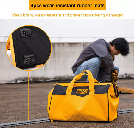 Geanta de scule cu organizator si 6 buzunare, 40 x 21.50 x 28cm [2]