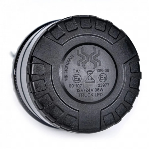 Girofar cu LED, carcasa alba, X Spider fumuriu, 2 functii, 12/24V, 11 x 18,3cm [3]