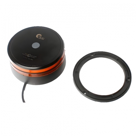 Girofaruri Auto - Girofar de avertizare led 25W, 50x led, 3 x suruburi, 12  24V, 3 functii - Truck LED ALR0081