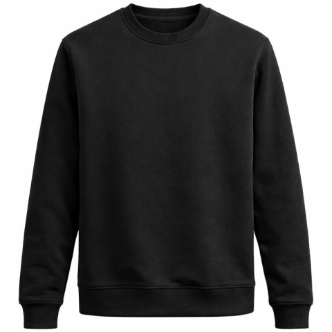 Bluza lucru barbati, bumbac, poliester, 280gsm, negru