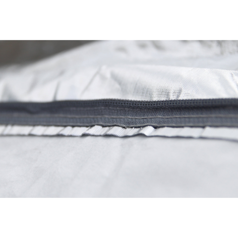 Husa auto completa, aluminiu reflectorizant cu fermoar, 120g + strat bumbac, pentru SUV/VAN XL, 510x185x150cm [5]