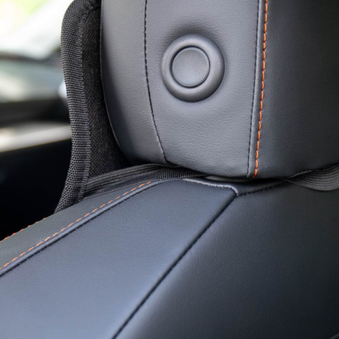 Husa, Protectie scaun auto cu margele, 120x45cm, Ventilatie sporita si Confort [4]