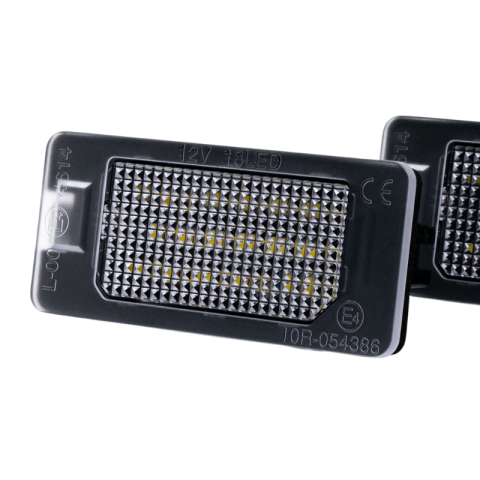 Iluminare LED placuta BMW Seria 1-5, X, M, CANBUS, moderna, OEM, pentru numere inmatriculare [2]