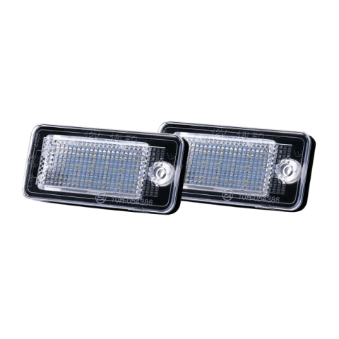 Iluminare LED placuta Audi A3, A4, A5, A6, A8, Q7, CANBUS, moderna, OEM, pentru numere inmatriculare [1]