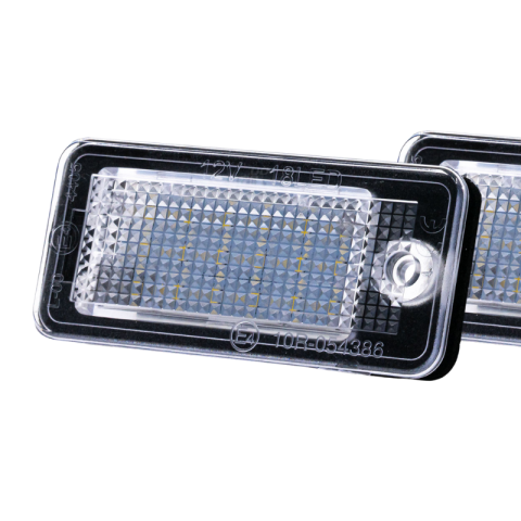 Iluminare LED placuta Audi A3, A4, A5, A6, A8, Q7, CANBUS, moderna, OEM, pentru numere inmatriculare [2]