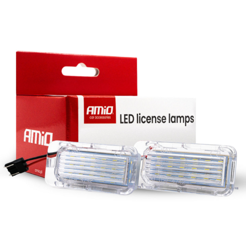 Lampi numar si de zi - Iluminare LED placuta Ford, Jaguar, CANBUS, moderna, OEM, pentru numere inmatriculare