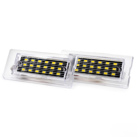 Iluminare LED placuta BMW X3, X5, CANBUS, moderna, OEM, pentru numere inmatriculare [1]