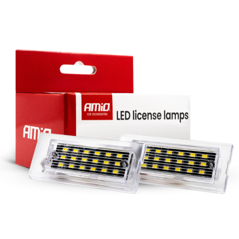 Lampi numar si de zi - Iluminare LED placuta BMW X3, X5, CANBUS, moderna, OEM, pentru numere inmatriculare