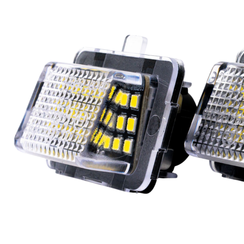 Iluminare LED placuta Mercedes E, C, CL, S CLASS, CANBUS, moderna, OEM, pentru numere inmatriculare [2]