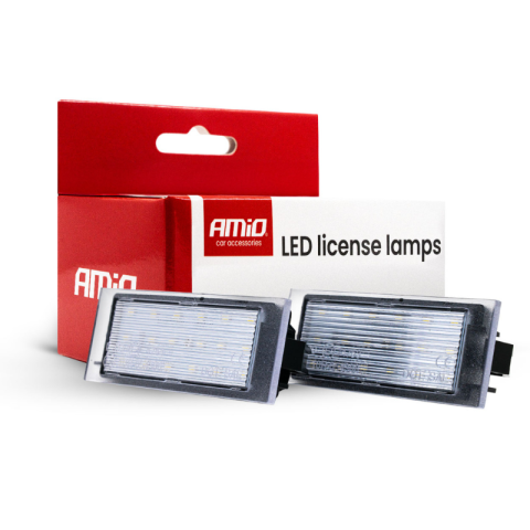 Iluminare LED placuta Dacia, Renault, Mercedes, Opel, Canbus, pentru numere inmatriculare