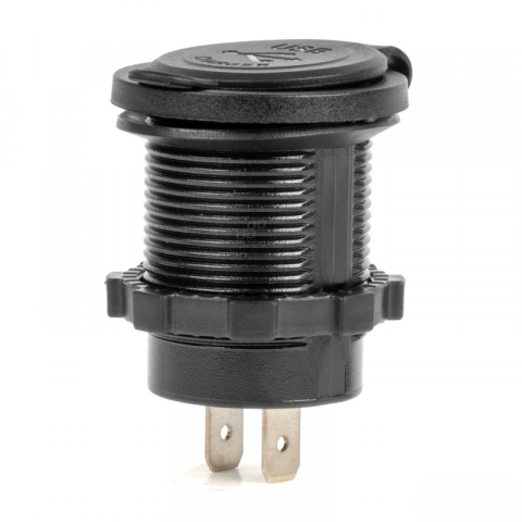 Incarcator Auto Incastrabil 12/24V, 2x USB 4.2A, LED Albastru, Impermeabil [2]